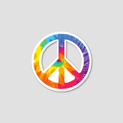 Tie Dye Peace Sign Air Freshener