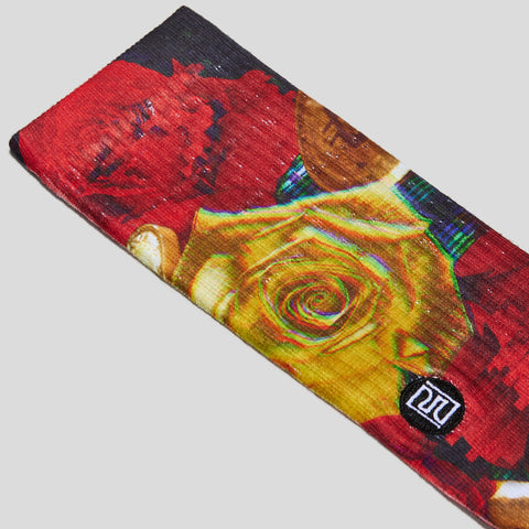 Bitcoin Roses Socks